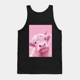 Pink Cow Tank Top